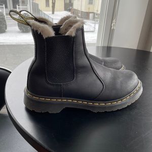 Size 9 Dr. Marten’s fur lined boots